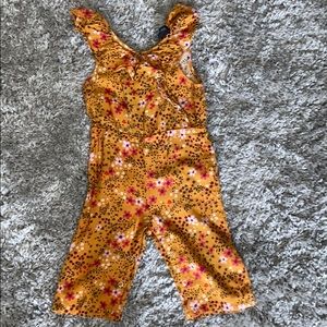 Little girl floral romper